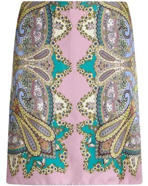 Etro Mini Skirt - Gray