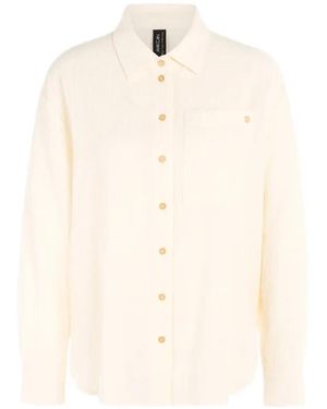 Marc Cain Buttoned Pocket Blouse - Natural