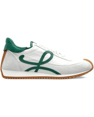 Loewe Logo-Detail Trainers - Green