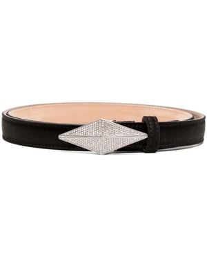【関税込み】Jimmy Choo タン Diamond バックルベルト Jimmy Choo Leather Diamond Belt | Harrods US