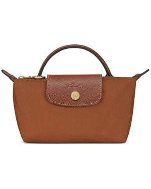 Longchamp Le Pliage Original Mini-Buidel - Bruin