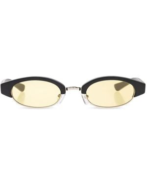 McQueen Occhiali Da Sole Ovali - Neutro