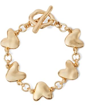 Claudie Pierlot Bracelet À Breloque Cœur - Metallic