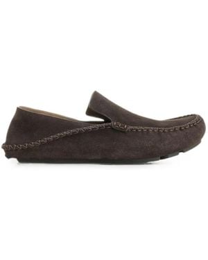 Loewe Rambla Driving Loafers - White
