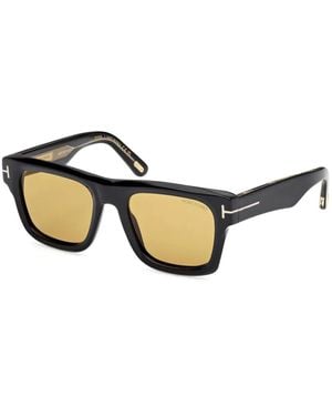 Tom Ford Square-Frame Sunglasses - Natural