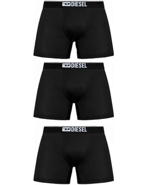 DIESEL Logo-Detail Boxer Shorts (Pack Of Three) - Black