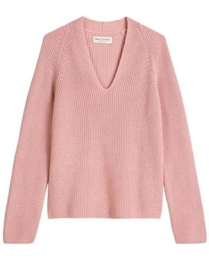 Marc O' Polo Jersey Con Cuello En V - Rosa