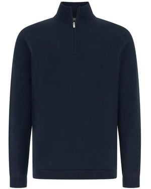 BOGGI Half-Zip Sweater - Blue