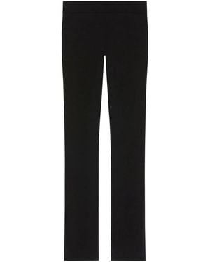 Courreges Bootcut-Hose Im Interlock-Look - Schwarz