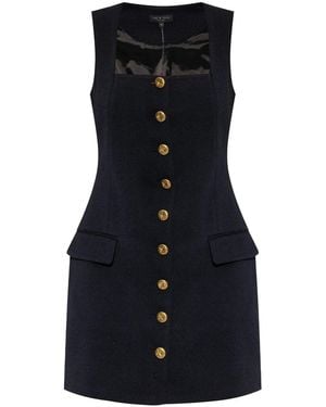 Rag & Bone Buttoned Mini Dress - Blue