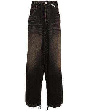 Maison Mihara Yasuhiro Straight Jeans - Zwart