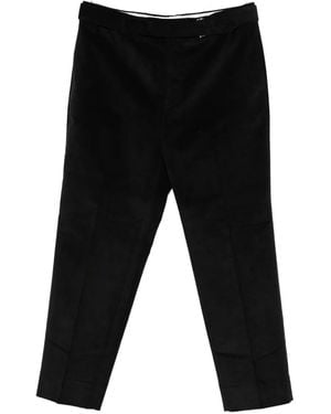 Officine Generale Hoche Tapered-Hose Aus Cord - Schwarz