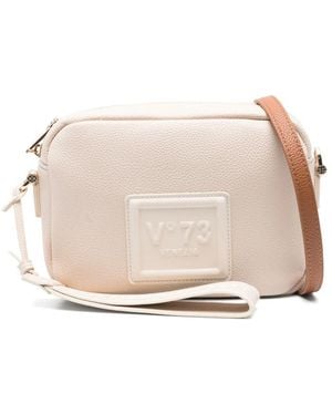 V73 Logo-Patch Cross Body Bag - Natural
