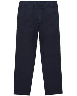 Fortela Wallace Pocket Chino Trousers - Blue