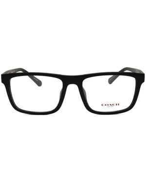 COACH Rectangle-Frame Glasses - Black