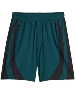 Y-3 Shorts Met Colourblocking - Groen