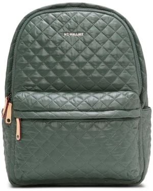 MZ Wallace Juniper Metro Quilted Backpack - Green