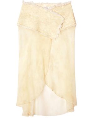 Off-White c/o Virgil Abloh Francy Camou Geo Skirt - Natural