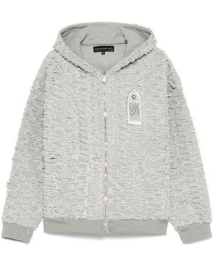 Who Decides War Husk Zip Up Bomber Jacket - Gray