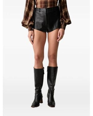 Bardot Jayla Belt-Loops Shorts - Black