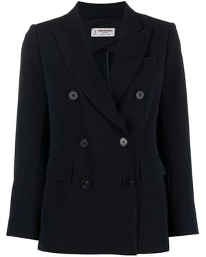 Alberto Biani Double-Breasted Tailored Blazer - Black