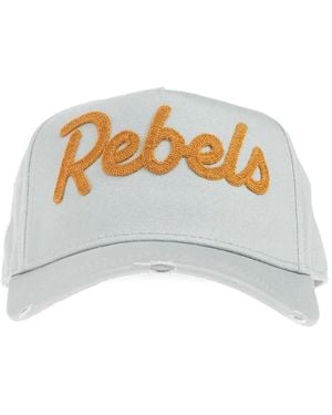 DSquared² Embroidery Baseball Cap - White