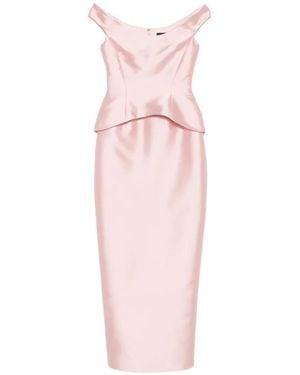 Solace London Pieta Maxi Dress - Pink