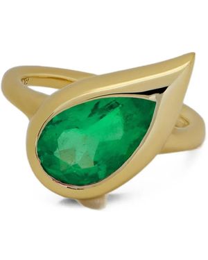 Jewels Aficionado Mika Emerald Pinky Ring - Green