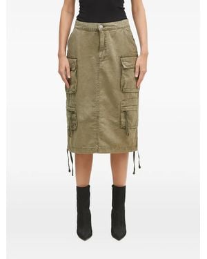 Alpha Industries Cargo Drawstring Midi Skirt - Green