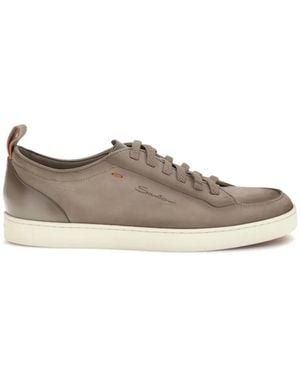 Santoni Lace-Up Trainers - Brown