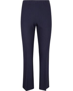 Seventy Honeycomb-Knit Trousers - Blue