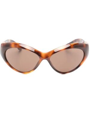 Gucci Lunettes De Soleil À Monture Papillon - Pink