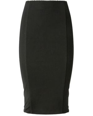 Pinko Seam-Detail Pencil Skirt - Black