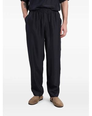 Barena Elasticated-Waistband Trousers - Black