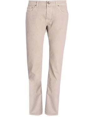 Jacob Cohen Pantalon En Coton - Neutre