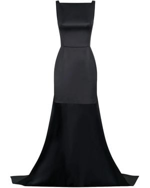 Nicholas Valentina High-Low Mini Dress - Black