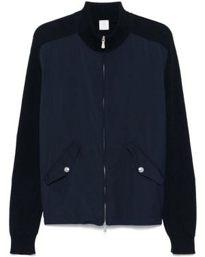 Eleventy Panelled Jacket - Blue