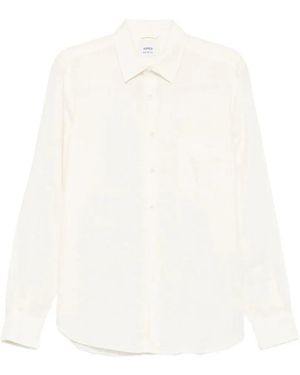 Aspesi Sedici Linen Shirt - White