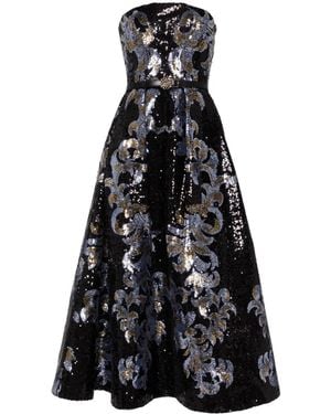 Elie Saab スパンコール ドレス - ブラック