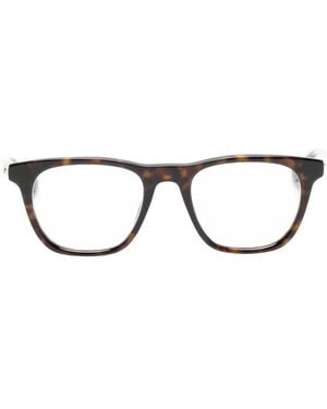 Montblanc Geometric Frame Glasses - Brown