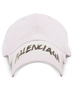 Balenciaga Lightweight 100% Cotton Hat For - White