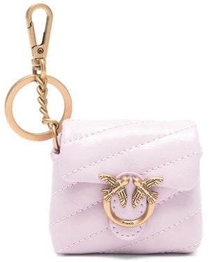 Pinko Love Bird-Embellishment Keyring - Pink