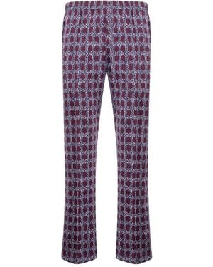 Needles Jacquard Track Pants - Purple