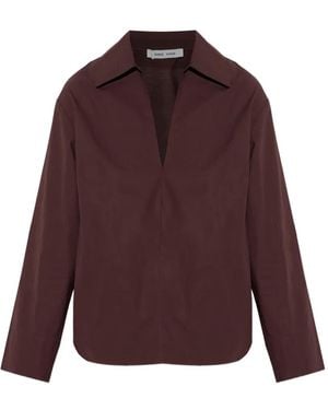 Samsøe & Samsøe Sasully V-Neck Blouse - Purple