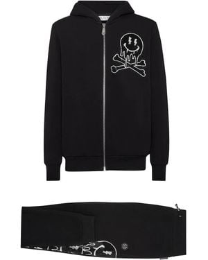 Philipp Plein フーデッド トラックスーツ Philipp Plein フーデッド トラックスーツ | ブラック | FARFETCH JP