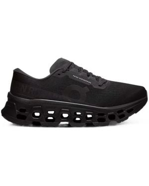 On Shoes Cloudmster 3 Lace-Up Sneakers - Black