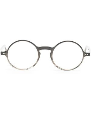 Lunor Lunettes De Vue À Monture Ronde - Gris