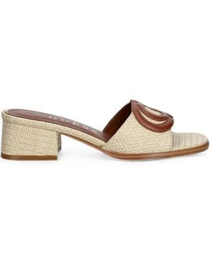 Guess Cerinna Raffia Sandals - Natural