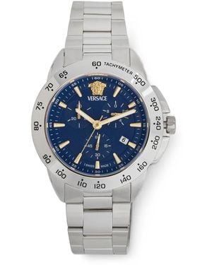Versace Reloj V-Sport Chronograph De 45 Mm - Azul