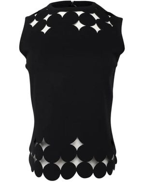 Akris Punto Cut-Out Blouse - Black